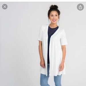 Long short sleeved top